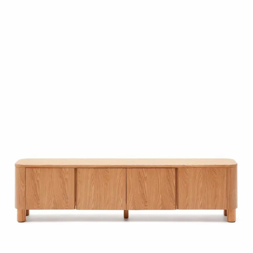 Discount Kave Home TV-Lowboard Salaya Eiche