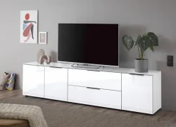 Hot TV-Lowboard Santorin Weiß