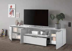 Hot TV-Lowboard Santorin Weiß