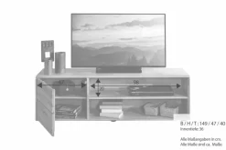 G+K TV-Lowboard Skagen