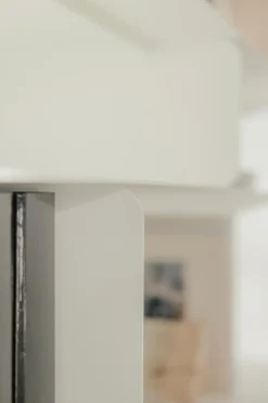 Best Metallbude TV-Lowboard Tavir Weiß