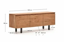 Kave Home TV-Lowboard Uxue