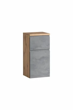 Outlet Held-Möbel Unterschrank Monza Eiche / Beton