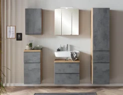 Outlet Held-Möbel Unterschrank Monza Eiche / Beton