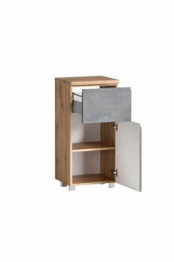 Outlet Held-Möbel Unterschrank Monza Eiche / Beton