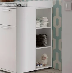 BEGABINO Unterstellregal 2-er Set Bibo Weiß