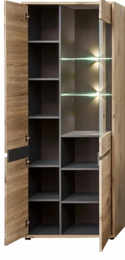 Online Innostyle Vitrine Bellano Viking Oak