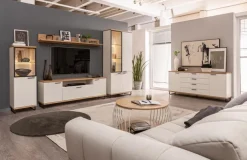 Hot Nehl Vitrine Cassano Weiß