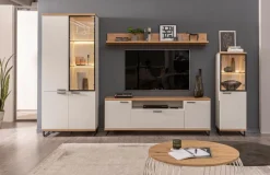 New Nehl Vitrine Cassano Weiß