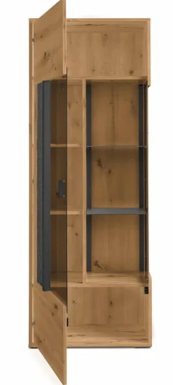 Sale set one by Musterring Vitrine Deltona Eiche Artisan