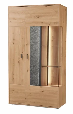 Outlet set one by Musterring Vitrine Deltona Eiche Artisan