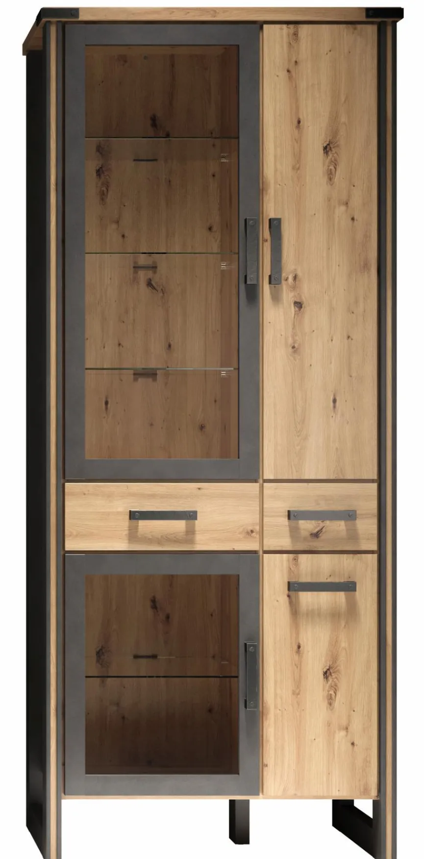 Outlet trendteam Vitrine Mia Artisan-Eiche