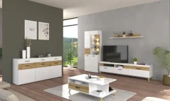 New Innostyle Vitrine Salerno Weiß