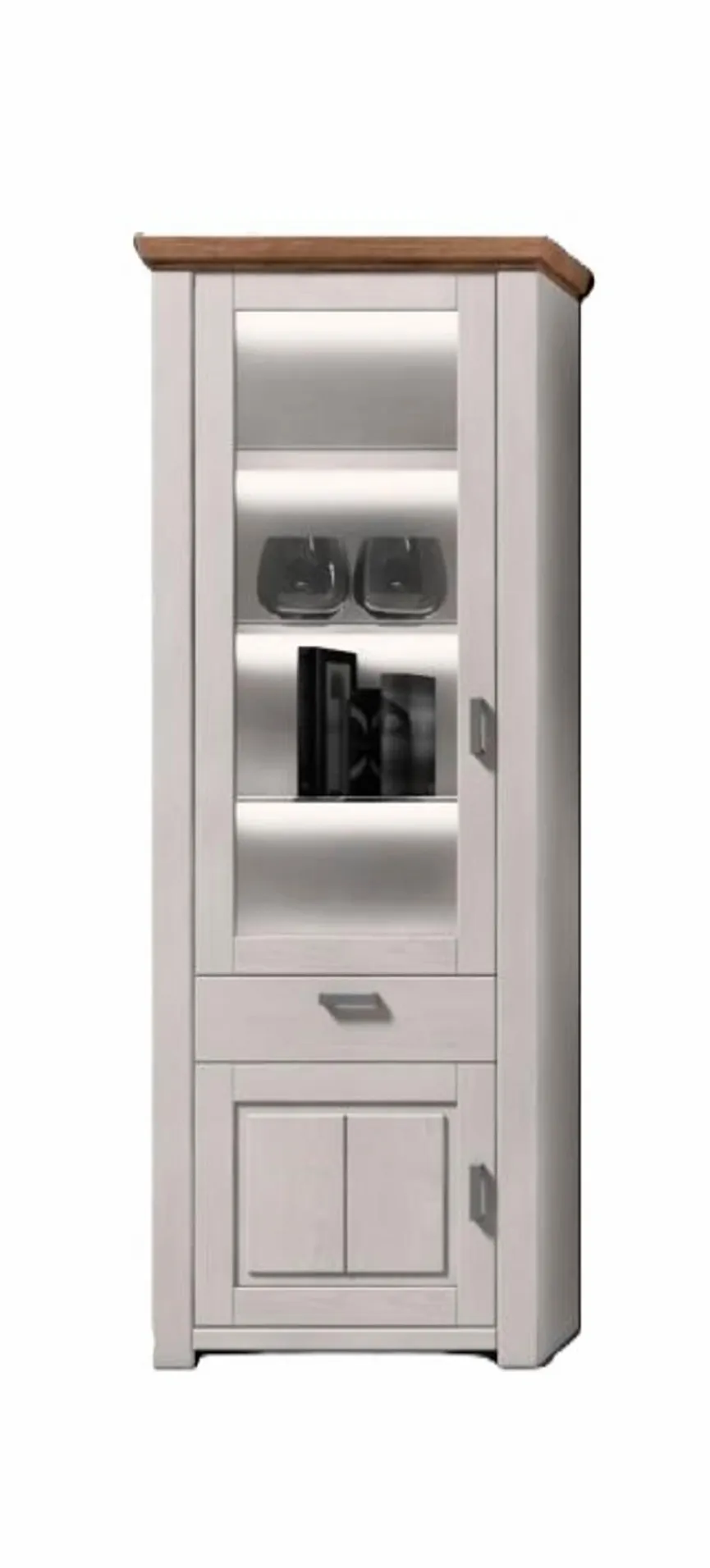 Hot decodom Vitrine Amrum Weiß