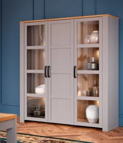 FORTE Vitrine Bohol Grau