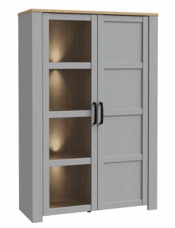 Discount FORTE Vitrine Bohol Grau