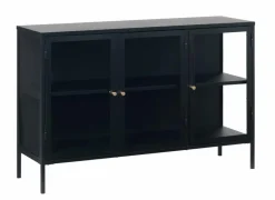 Discount Vitrine Carmel Schwarz