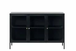 Discount Vitrine Carmel Schwarz
