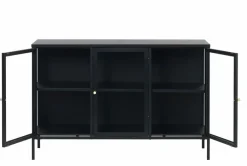 Discount Vitrine Carmel Schwarz