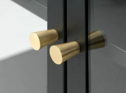 Discount Vitrine Carmel Schwarz