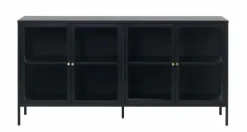 Outlet Vitrine Carmel Schwarz