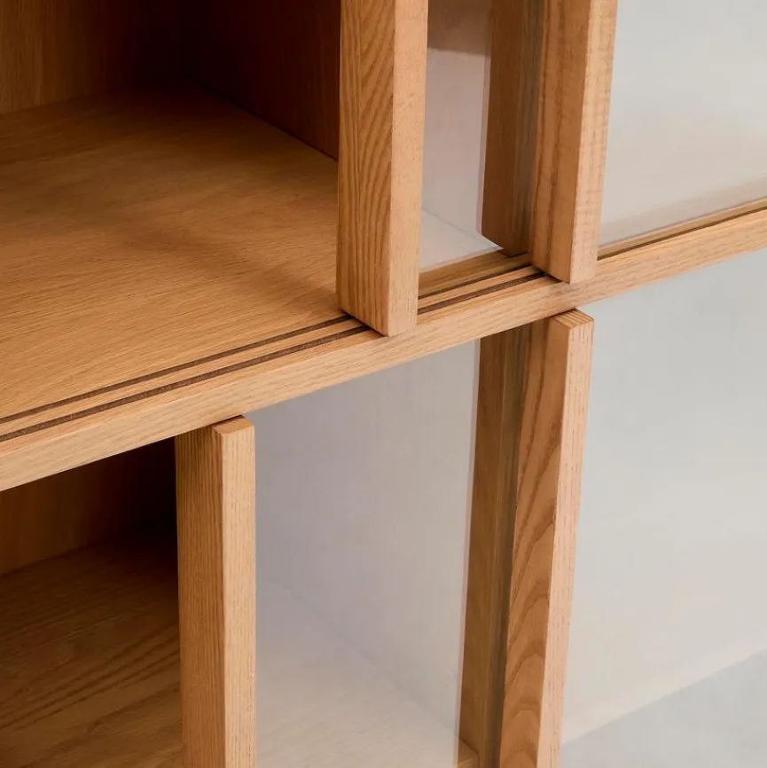 Best Kave Home Vitrine Helvine Eiche