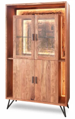 Online WOLFMÖBEL Vitrine Hudson 2175 Akazie