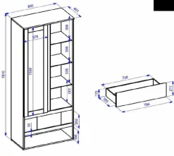 Online Vitrine Image Weiß