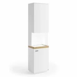 Clearance set one by Musterring Vitrine Lancaster Weiß