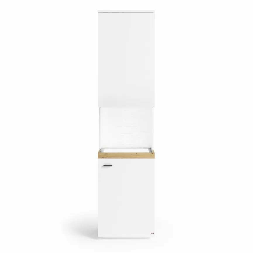 Clearance set one by Musterring Vitrine Lancaster Weiß