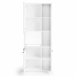 Discount set one by Musterring Vitrine Lancaster Weiß