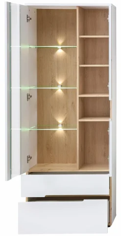 Best Innostyle Vitrine Memphis Weiß