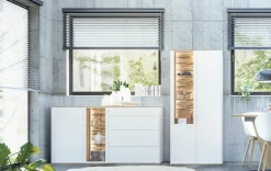 Sale Mäusbacher Vitrine Meran Weiß / Matt