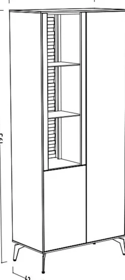 Online Mäusbacher Vitrine Meran Weiß / Matt