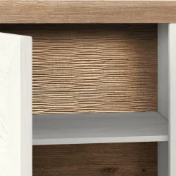 Sale set one by Musterring Vitrine York Pino-Aurelio / Eiche Artisan