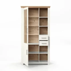 Sale set one by Musterring Vitrine York Pino-Aurelio / Eiche Artisan