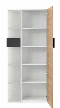 Best Röhr Vitrinenschrank Clip Eiche