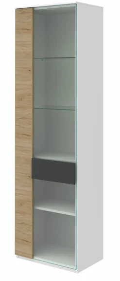 Best Röhr Vitrinenschrank Clip Weiß