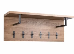 Wandgarderobe Surat Eiche