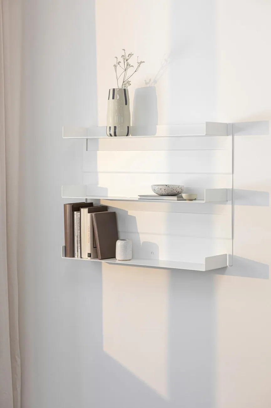 Outlet Metallbude Wandregal Aris Weiß