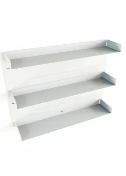 Outlet Metallbude Wandregal Aris Weiß