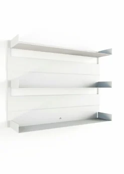 Outlet Metallbude Wandregal Aris Weiß