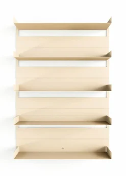 New Metallbude Wandregal Aris Cashew