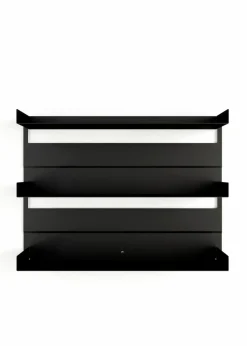 Discount Metallbude Wandregal Aris Schwarz