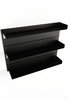 Discount Metallbude Wandregal Aris Schwarz