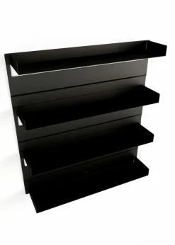 Metallbude Wandregal Aris Schwarz