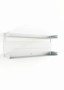 Hot Metallbude Wandregal Aris Weiß