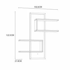 FORTE Wandregal Jytana Eiche