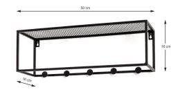 Sale Haku Wandregal Leicester Schwarz