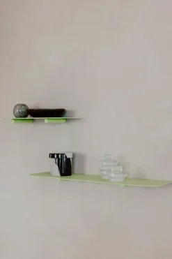 Discount Metallbude Wandregal Lenn 60 x 17 Grün